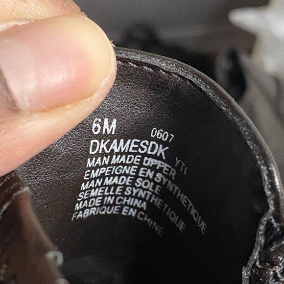 Dockers Women's Chocolate Brown Blocked Ankle Heel Boots - Picture 5 of 10